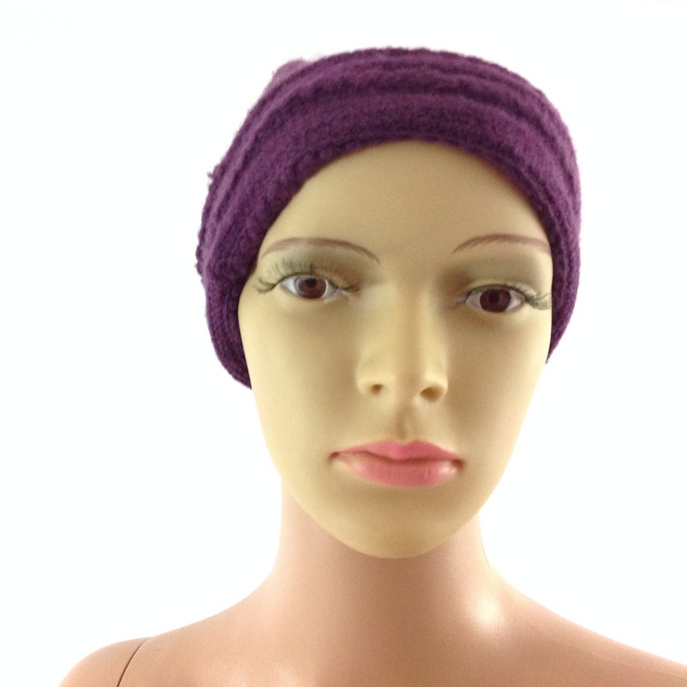 Accessory Street Women's Purple Knit Hat One Size